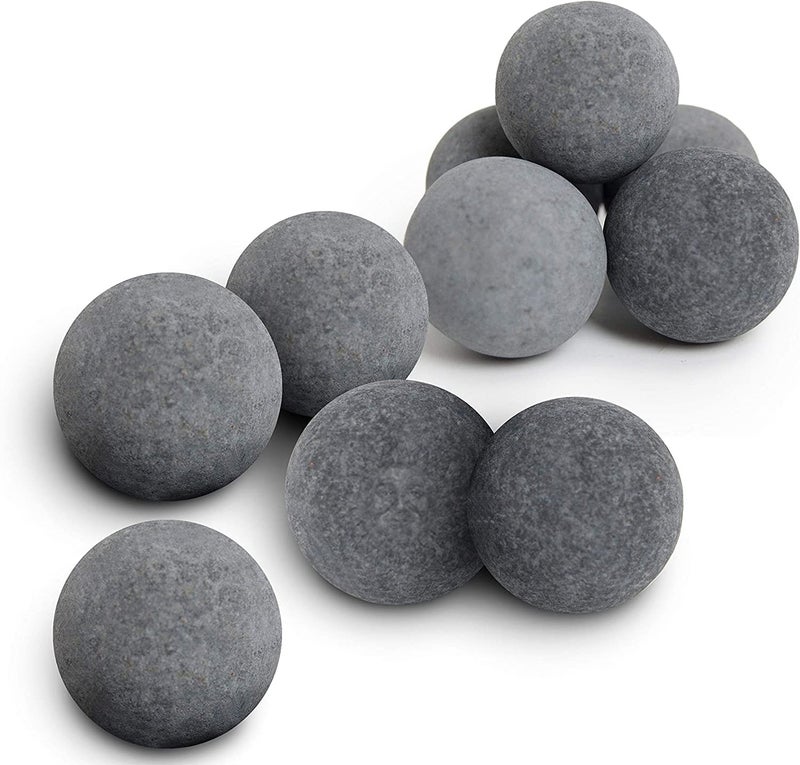SunGrow Tropical Fish Water Conditioner Balls, Gray Stones for Freshwater Tank and Community Aquarium, Calcium-Enriched for Active Fish, 10 Balls per Pack - Image 2